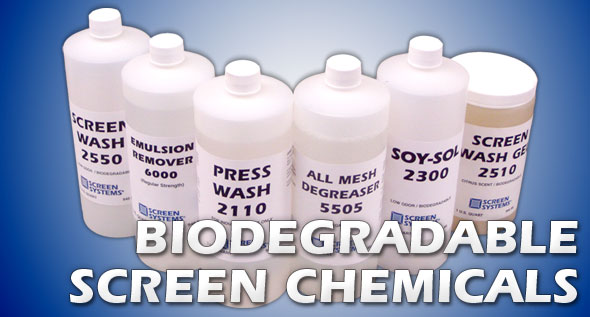 Biodegradable Screen Chemicals