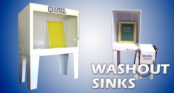 Screen Wash Out Sinks