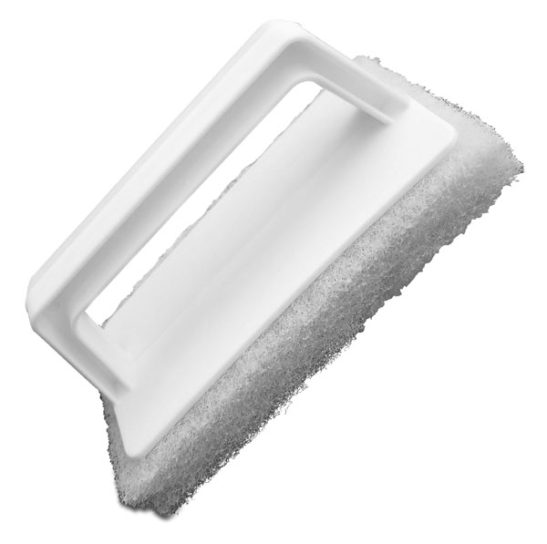  -  HANDLE SCRUBBER W/WHITE PAD image