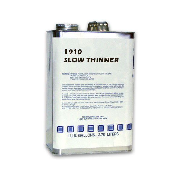 A slow thinner for poster and enamel inks.