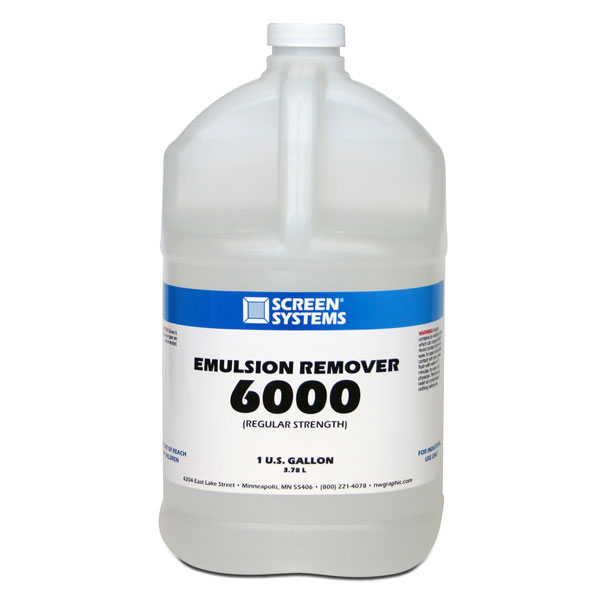 Apply to screen and power spray out emulsion.